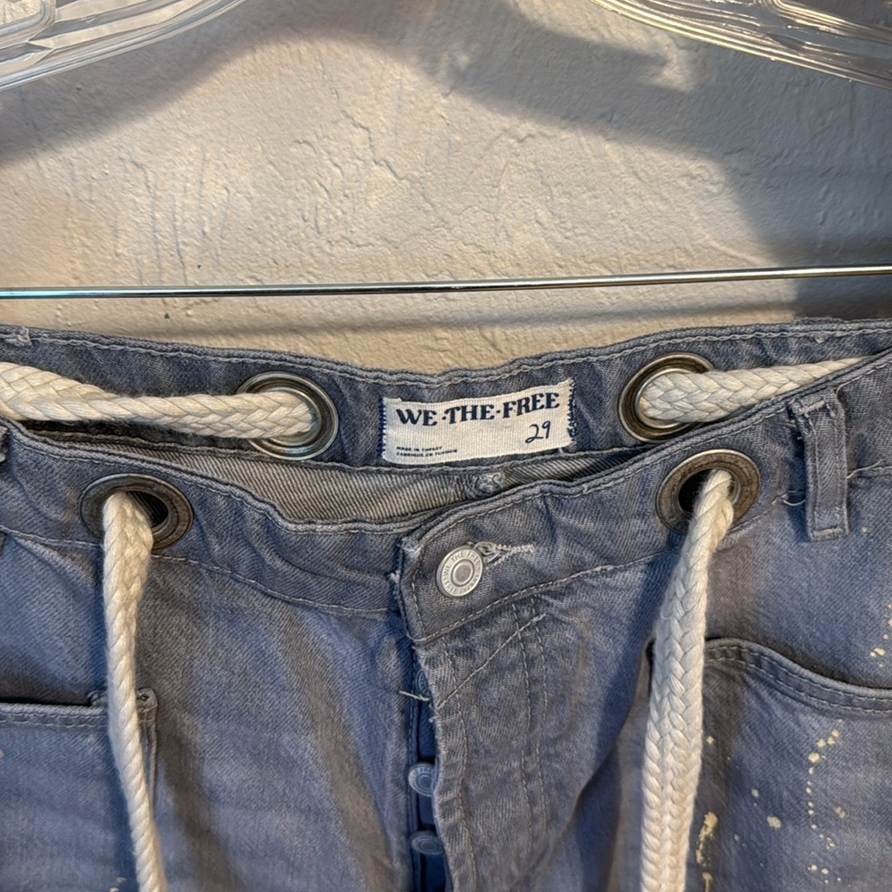 We The Free Moxie Light Grey Jeans size 29 - Picture 3 of 14